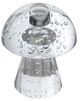 A & B Home Clear 4" Mushroom Shaped Glass Taper Candle Holder-0