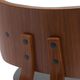 Armen Living Pico Gray/Walnut Swivel Bar Stool-3