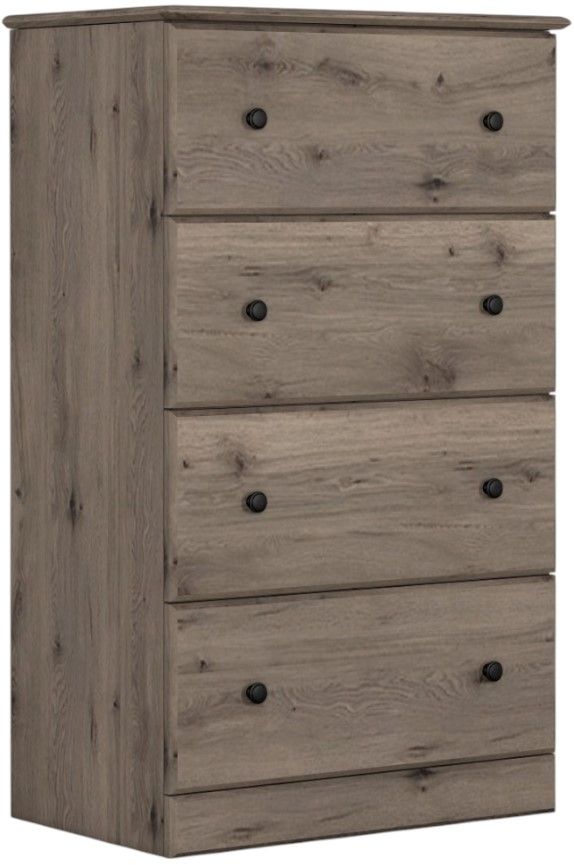 Perdue Woodworks 13,000 Essential Brown/Gray 26" 4-Drawer Chest-0