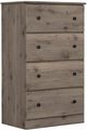 Perdue Woodworks 13,000 Essential Brown/Gray 26" 4-Drawer Chest-0