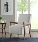 Elements International Enzo White Accent Chair-4