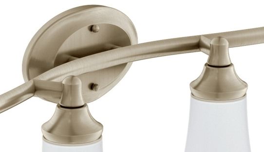 Moen® Eva™ Brushed Nickel Four Globe Bath Light-1