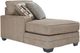 Signature Design by Ashley® Cannonbrook 3-Piece Nutmeg Left Arm Facing Chaise Sectional-1