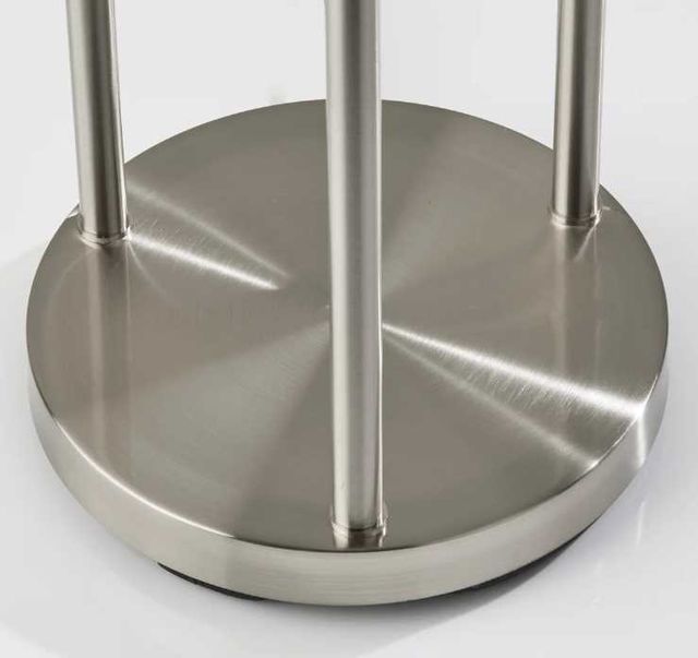Adesso® Bianca Brushed Steel Shelf Floor Lamp-2