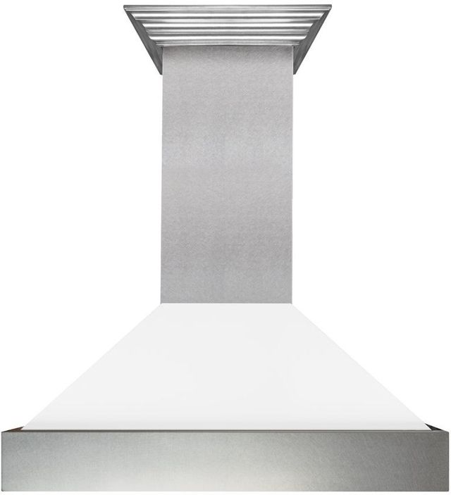 ZLINE 30" Matte White Outdoor Wall Mounted Range Hood -0