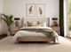 International Furniture Direct Parota Nova Beige/Brown Upholstered King Panel Bed-2