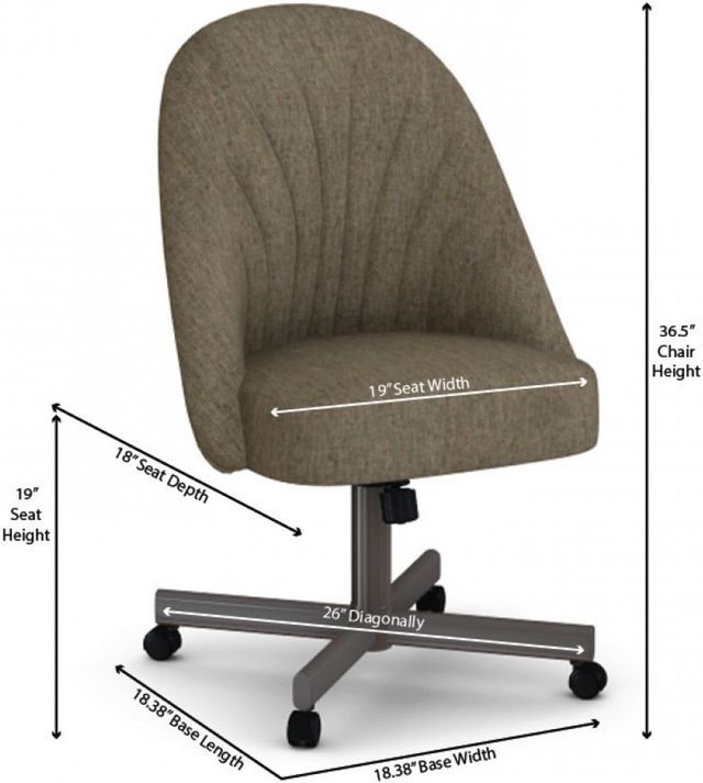 Chromcraft™ Customizable Landry Dining Chair -2