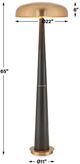 Uttermost® Davis Black Floor Lamp-4