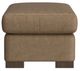 Flexsteel® Customizable Bryant Leather Ottoman-4