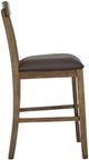 Signature Design by Ashley® Broxtyn Light Brown Upholstered Bar Stool-2