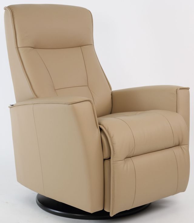 Fjords® Relax Harstad Latte Large Dual Motion Swivel Recliner-1