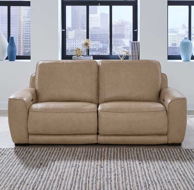 Liberty Furniture Blake Sophia Oatmeal Power Reclining Sofa-1