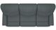 La-Z-Boy® Lancer Navy Power Reclining Sofa with Headrest-1