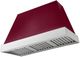 AGA Euclid 48" Cranberry Wall Mounted Range Hood with Polished Chrome Trim-0