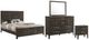 New Classic® Home Furnishings Andover 4-Piece Nutmeg California King Bedroom Set-0