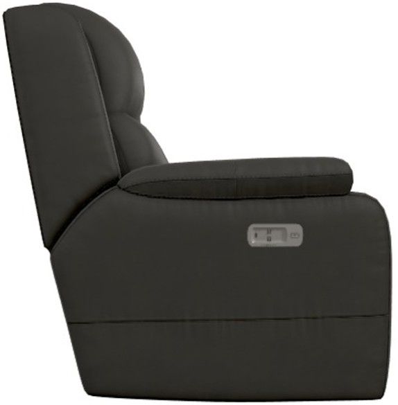 La-Z-Boy® Dorian Mineral Leather Power Reclining Loveseat with Headrest-3