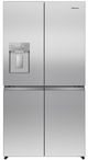 Hisense 36” 22.7 Cu. Ft. Stainless Steel Freestanding French Door Refrigerator with Water Dispenser-0