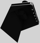 Vent-A-Hood® A Series 42" Black Retro Style Wall Mounted Range Hood-3