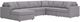 Signature Design by Ashley® Modmax 6-Piece Granite Left-Arm Facing Sectional and Chaise-0