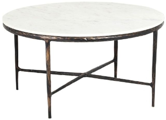 LR Home Bronze/White Coffee Table-0