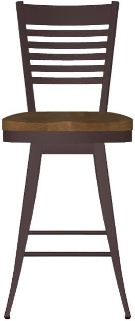 Amisco Customizable Edwin Swivel Bar Stool-2