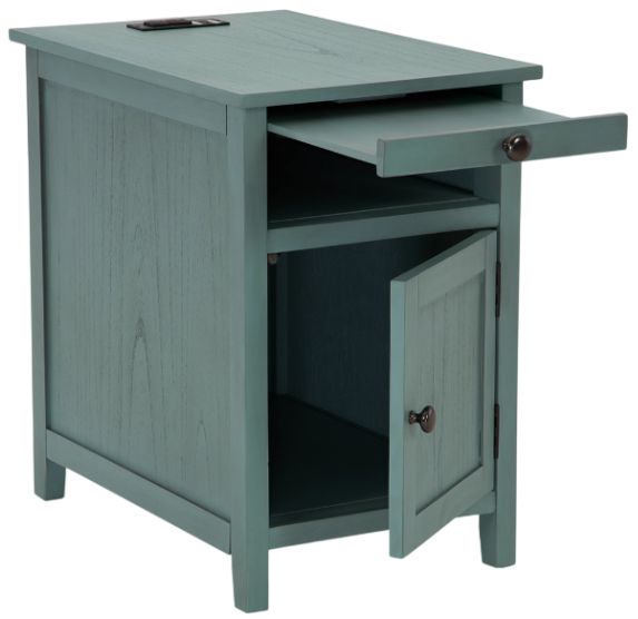 Signature Design by Ashley® Treytown Teal Chairside End Table-2