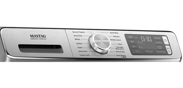 Maytag® 5.8 Cu. Ft. Metallic Slate Front Load Washer-2