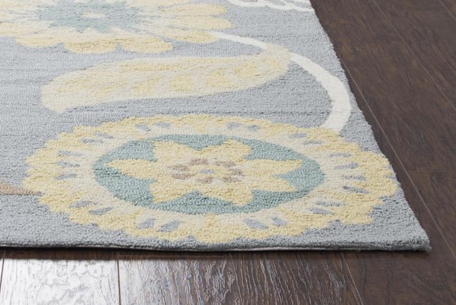 Rizzy Home Azzura Hill Gray 3'6" x 5'6" Rug-3