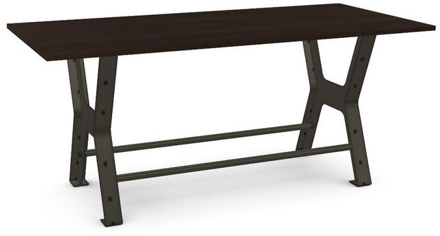 Amisco Customizable Parade 36" Birch Veneer Long Counter Height Table-0