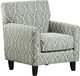 Fusion Furniture Wowza Sand Wayfarer Moss Accent Chair-0