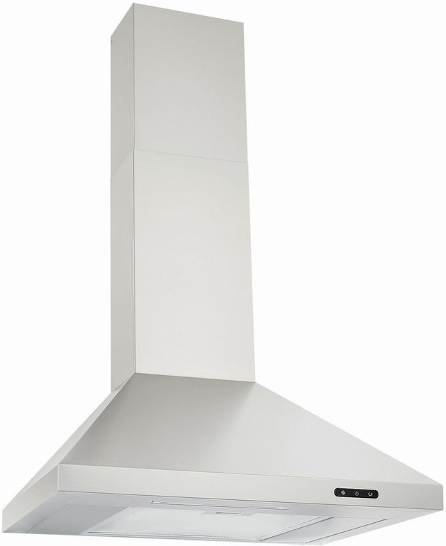 Broan® Elite EW48 Series 24" Stainless Steel Convertible Wall Mount Chimney Range Hood-1