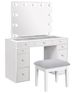 Coaster® Regina 3-Piece White Vanity Table Set-0