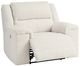 Signature Design by Ashley® Keensburg Linen Wide Seat Power Recliner-3