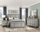 Homelegance® Providence Light Gray Eastern King Panel Bed-1