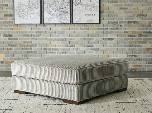 Signature Design by Ashley® Lindyn Fog Oversized Accent Ottoman-3