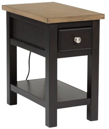 Drazmine Chairside End Table - Brown Drazmine Chairside End Table - Brown