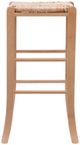 Linon Venezia 2-Piece Natural Rush Seat Backless Bar Stool Set-3