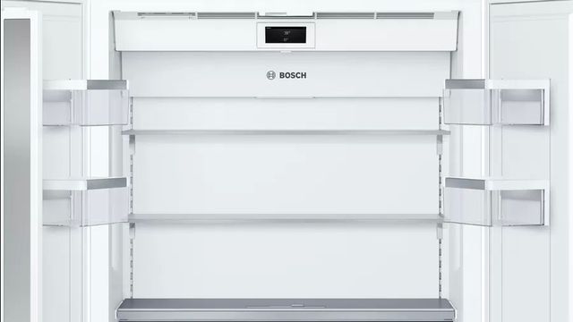 Bosch Benchmark® Series 36 in. 19.4 Cu. Ft. Panel Ready Built In French Door Refrigerator-2
