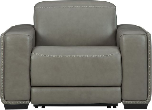 Signature Design by Ashley® Correze Gray Power Recliner-2