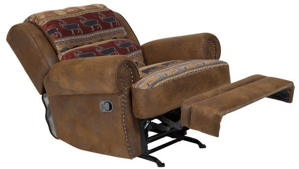 Porter International Designs Hunter Brown Recliner-1