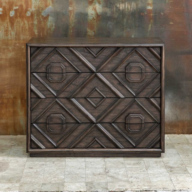 Uttermost® Mindra Walnut Chest-1
