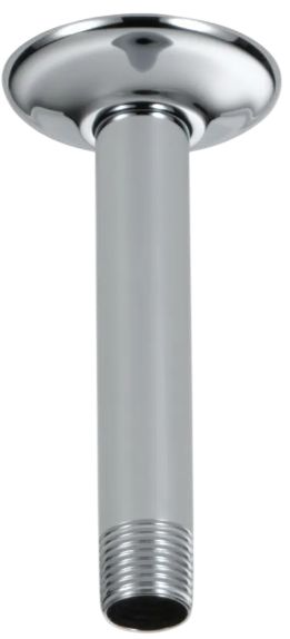 Delta Chrome Ceiling Mount Shower Arm and Flange-0