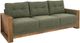 International Furniture Direct Ancora Brown/Olive Sofa-0