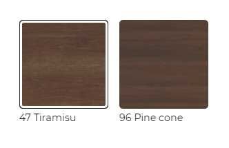 Amisco Customizable Gemma Walnut Veneer 72" Rectangular Dining Table-3