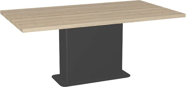 Amisco Customizable Lucarelli 72" Rectangular Dining Table with 1" Solid Ash Top-0