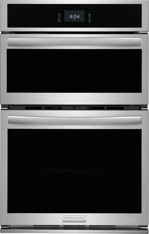 Frigidaire Gallery 27" Smudge-Proof Stainless Steel Oven/Micro Combo Electric Wall Oven