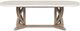Bernards Citrus Heights Cement Top Trestle Dining Table with Sand Base-2