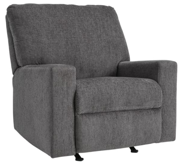 Signature Design by Ashley® Rannis Pewter Manual Rocker Recliner-0