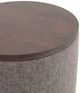 Olliix by INK+IVY Marta Grey Storage Round Ottoman-1
