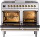 Ilve® Nostalgie II Series 40" Stainless Steel Pro Style Dual Fuel Range-1